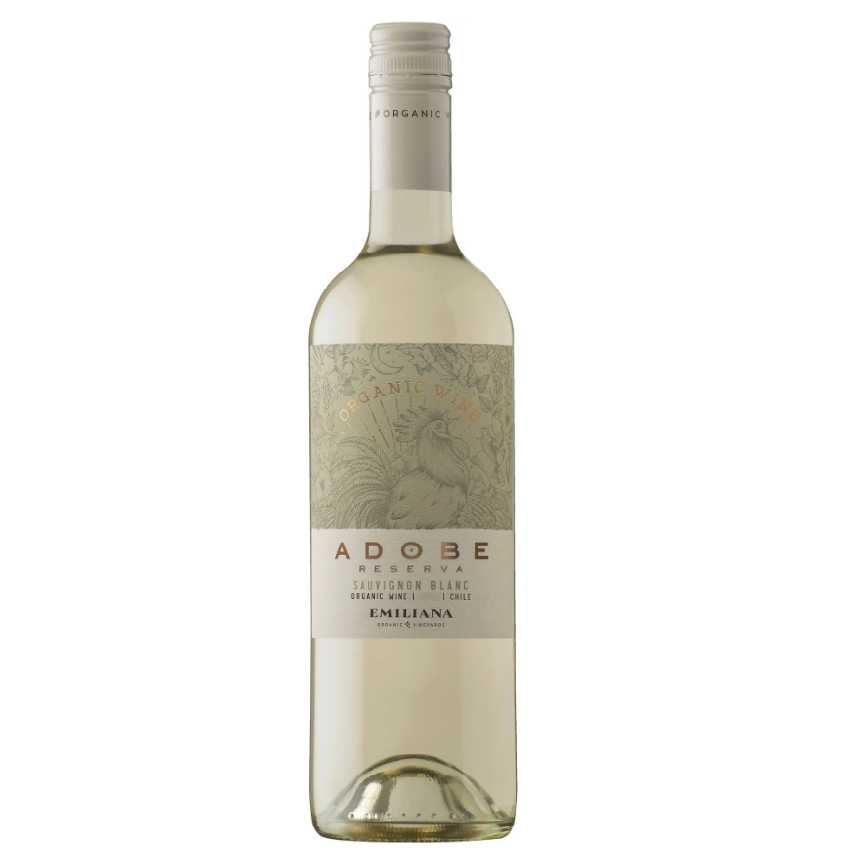 Вино Emiliana Adobe Sauvignon Blanc, белое, сухое, 12,5%, 0,75 л (8000019987916) - фото 1