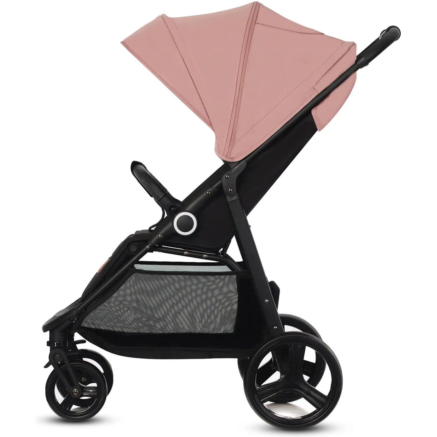 Прогулочная коляска Kinderkraft Grande Plus розовая (00-00305156) - фото 2