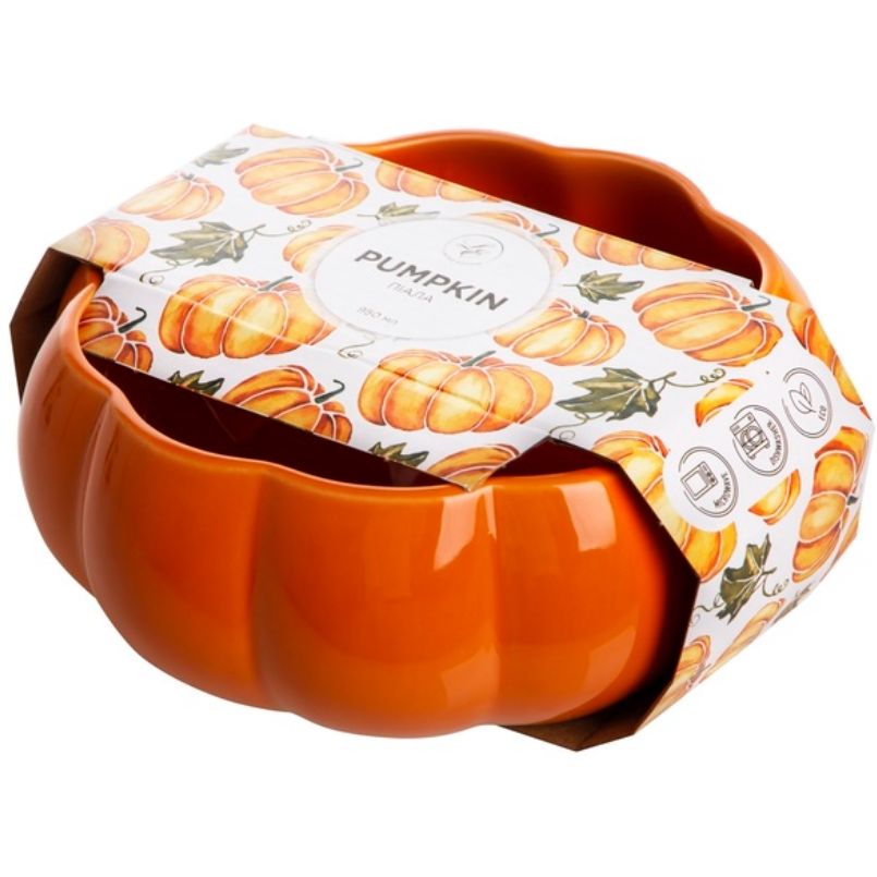 Салатник Limited Edition Pumpkin 950 мл оранжевый (PX002-K606) - фото 2