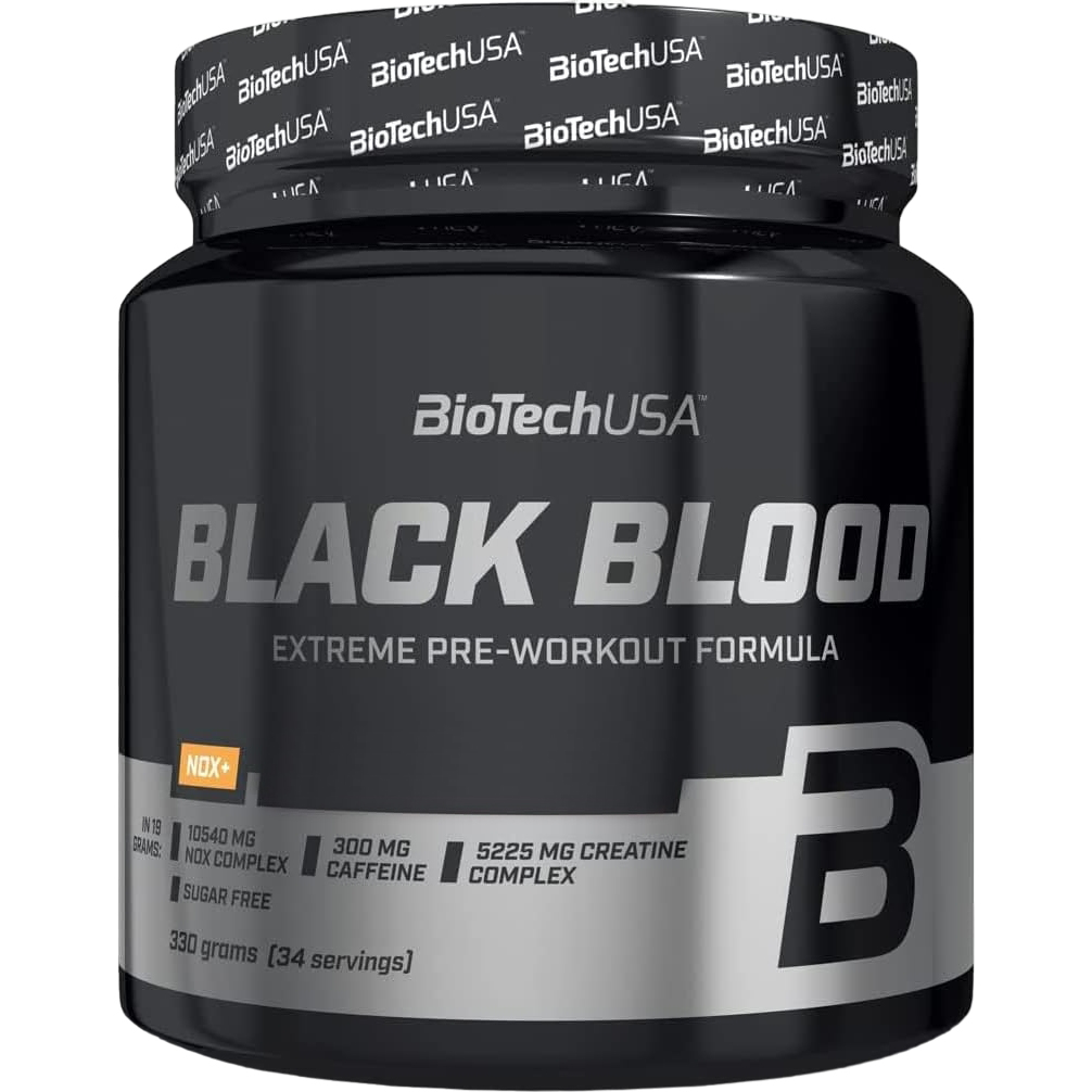 Передтренік BioTech Black Blood NOX+ Ruby berry 330 г - фото 1