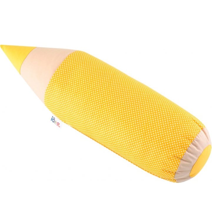 Подушка - валик Papaella Карандаш, размер 58х15 см, цвет желтый (08-13434) - фото 1