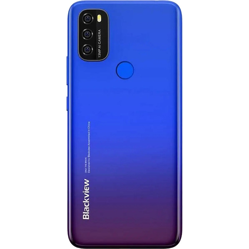 Смартфон Blackview A70 3/32Gb Twilight Blue UA UCRF - фото 2