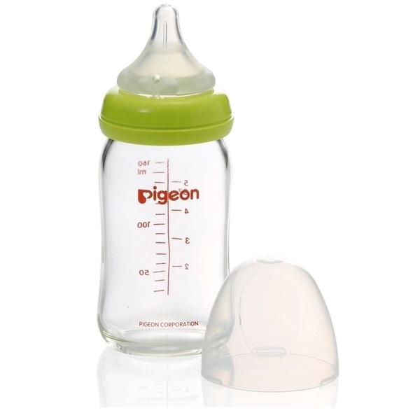 Стеклянная бутылочка Pigeon Перистальтик Плюс, 160 мл (26645) - фото 1