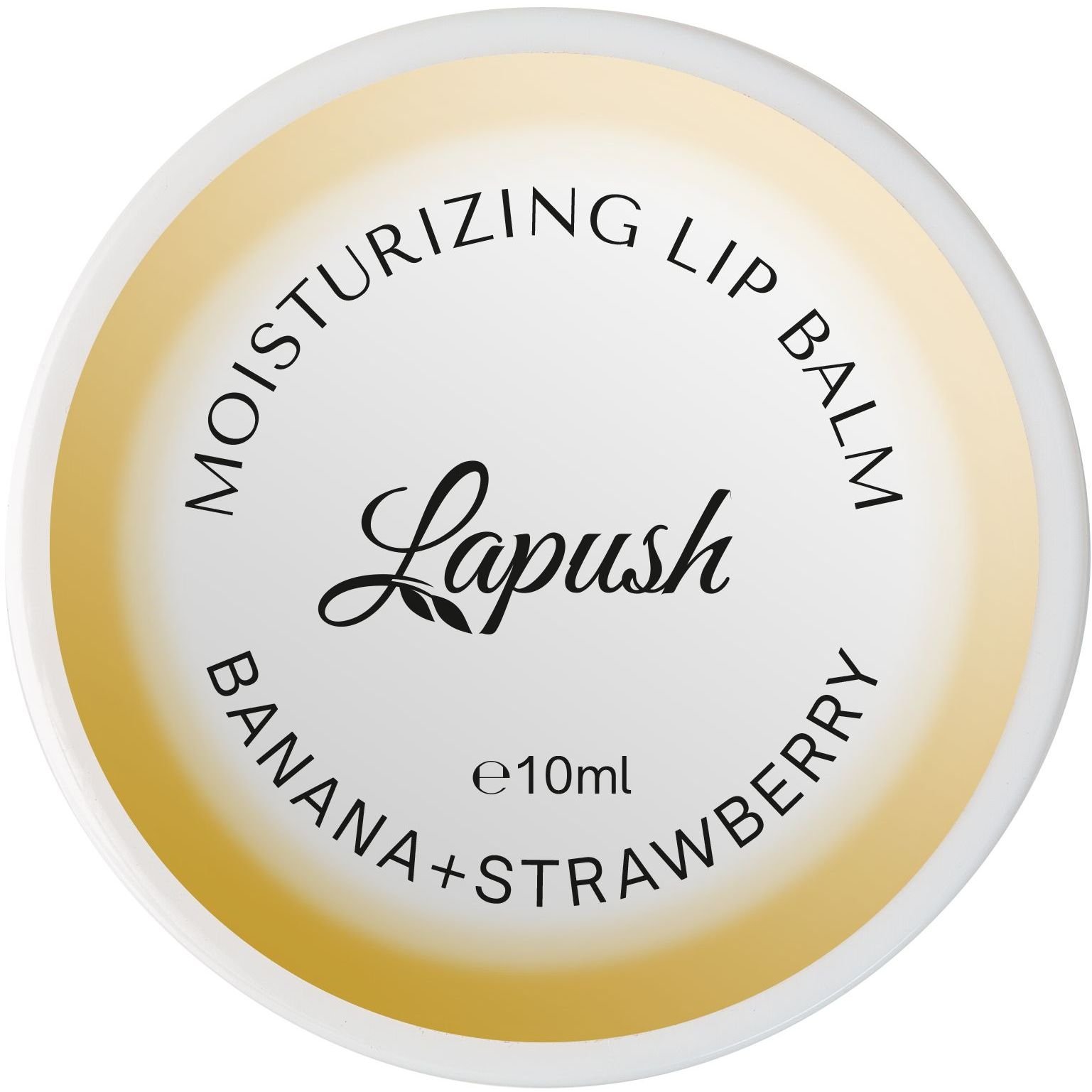 Бальзам для губ Lapush, зволожуючий, банан і полуниця, 10 мл - фото 1