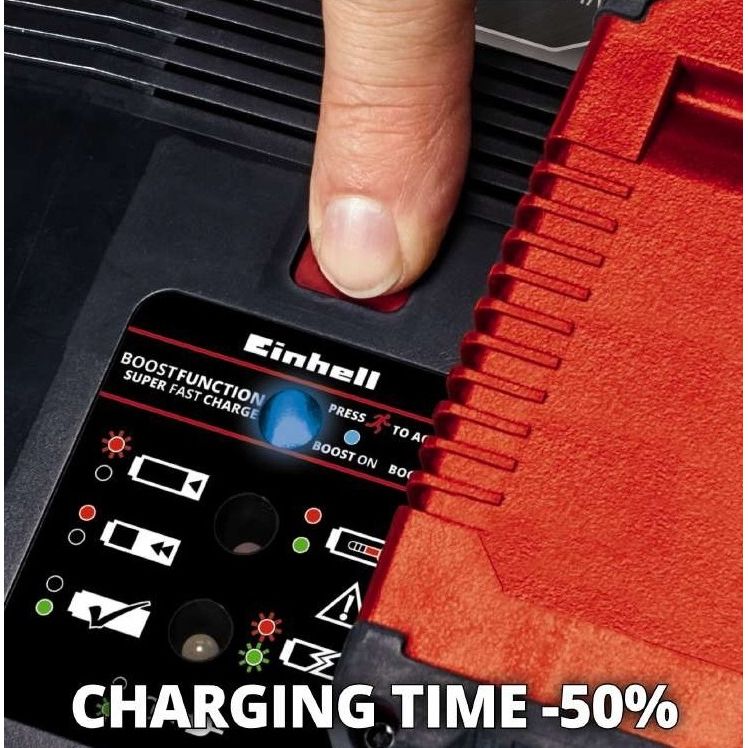 Зарядное устройство Einhell Boostcharger PXC и аккумулятор 18В 4-6А/час (4512143) - фото 6