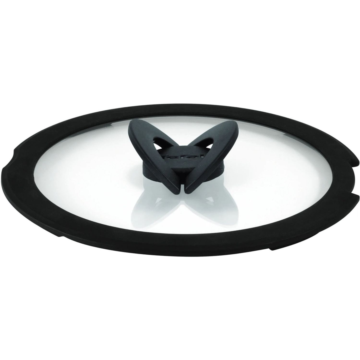Стеклянная крышка Tefal Ingenio 20 см прозрачно-черная (L9846353) - фото 1