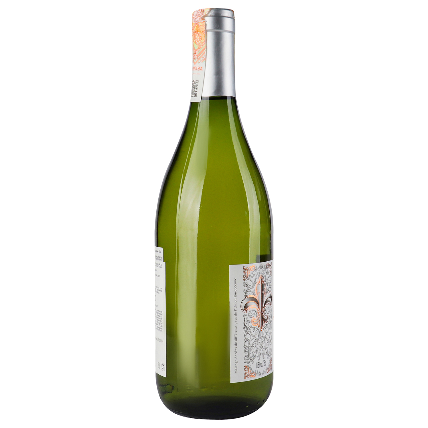 Вино Aujoux Lys Blanc, біле, напівсолодке, 11%, 0,75 л (665250) - фото 3