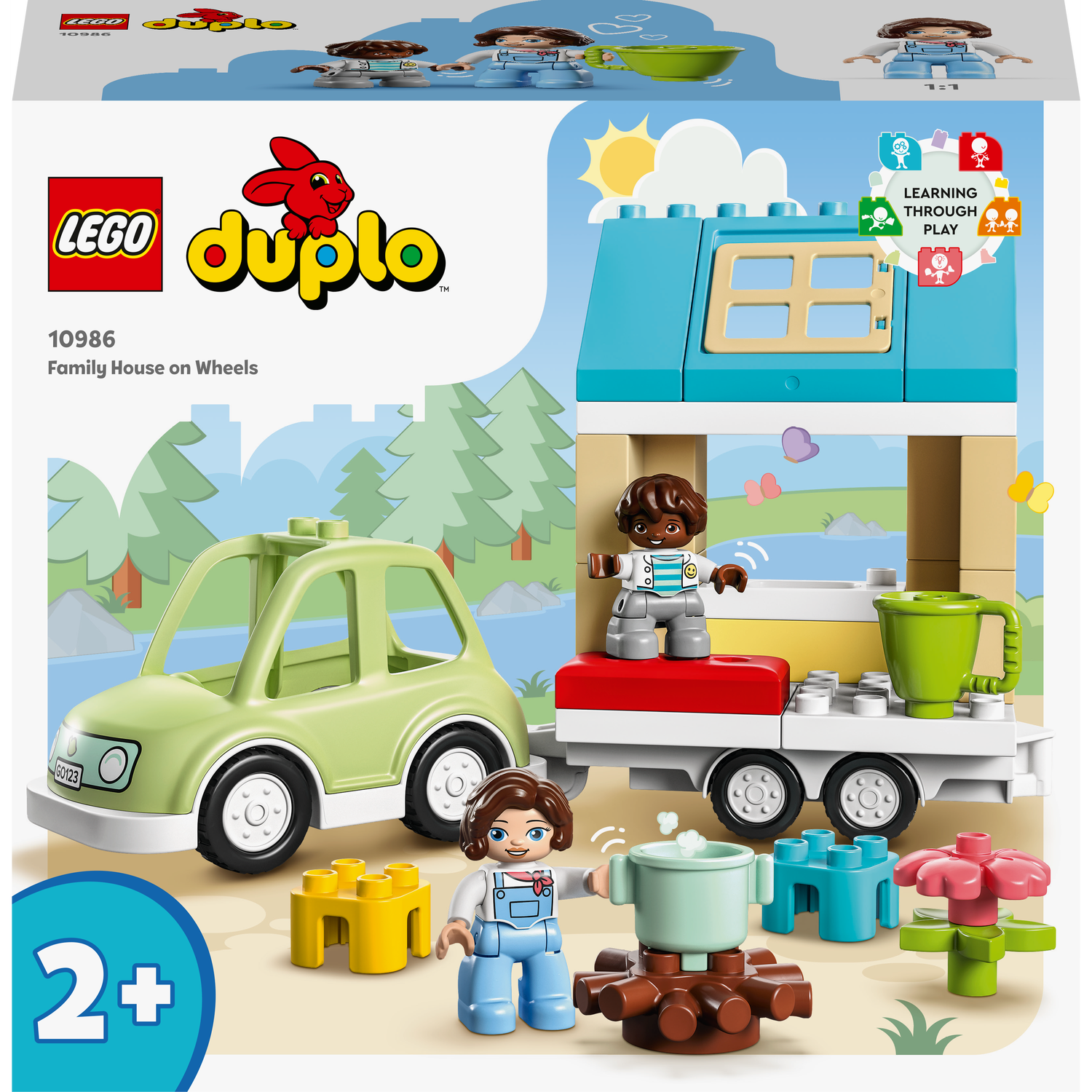 Конструктор LEGO DUPLO Town Сімейний будинок на колесах, 31 деталь (10986) - фото 1