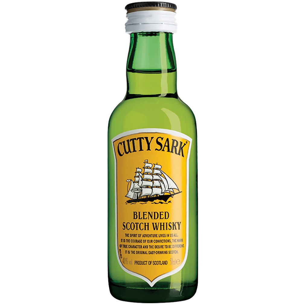 Віскі Cutty Sark Original Blended Scotch Whisky, 40%, 0,05 л - фото 1