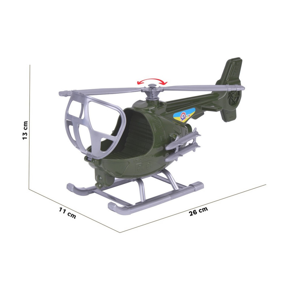 Дитяча Іграшка Вертоліт Технок 8492Txk, 26 См - фото 2