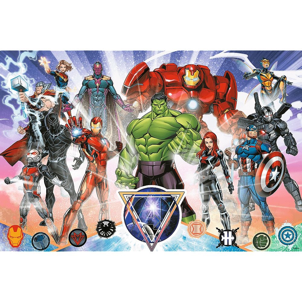 Пазлы Trefl Суперформы Отважные Мстители XL 160 элементов - фото 2