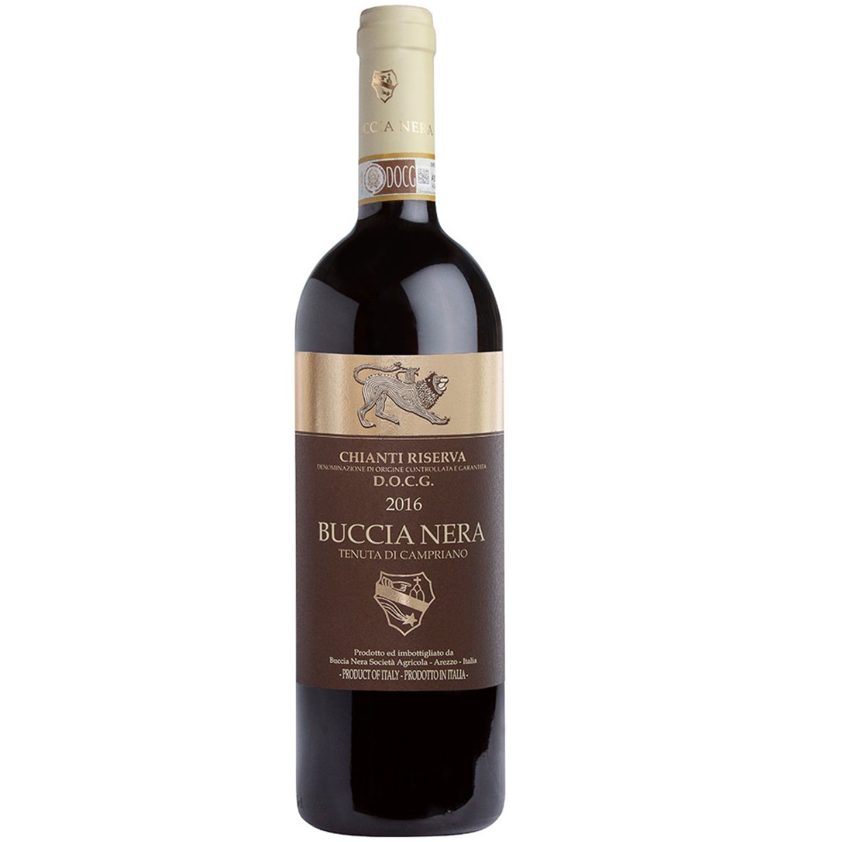 Вино Buccia Nera Tenuta Di Campriano Chianti Riserva DOCG, 14%, 0,75 л (ALR15524) - фото 1