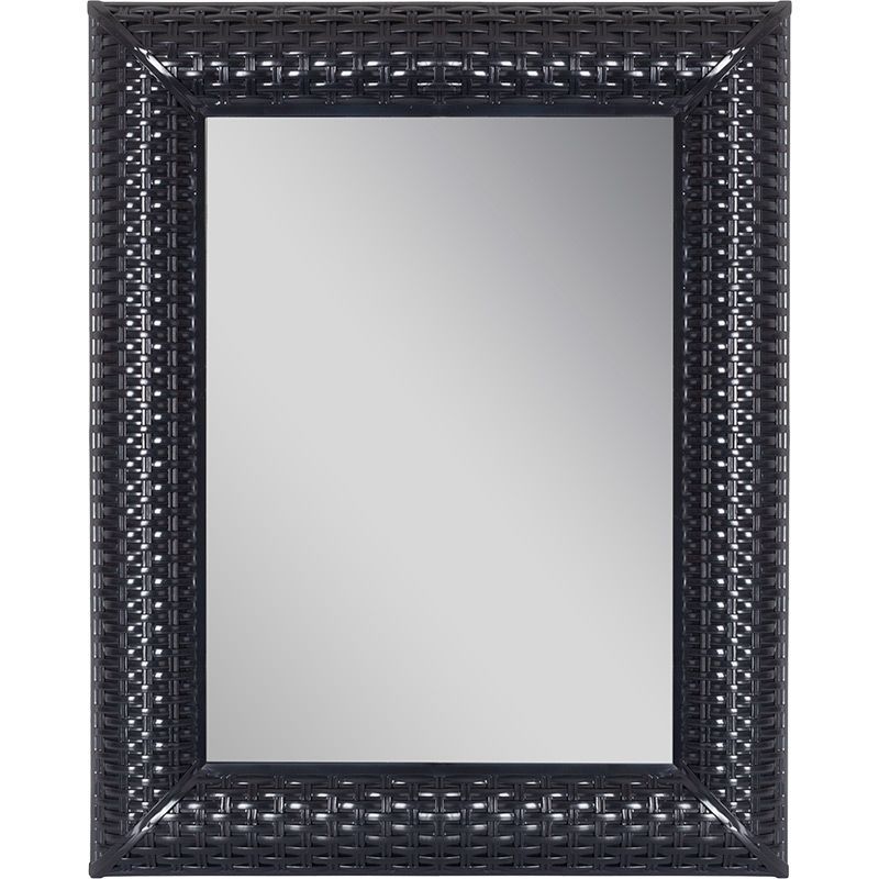 Набор Violet House Роттанг Antracite для ванной комнаты с зеркалом, черный (0543 Роттанг ANTRACITE) - фото 2