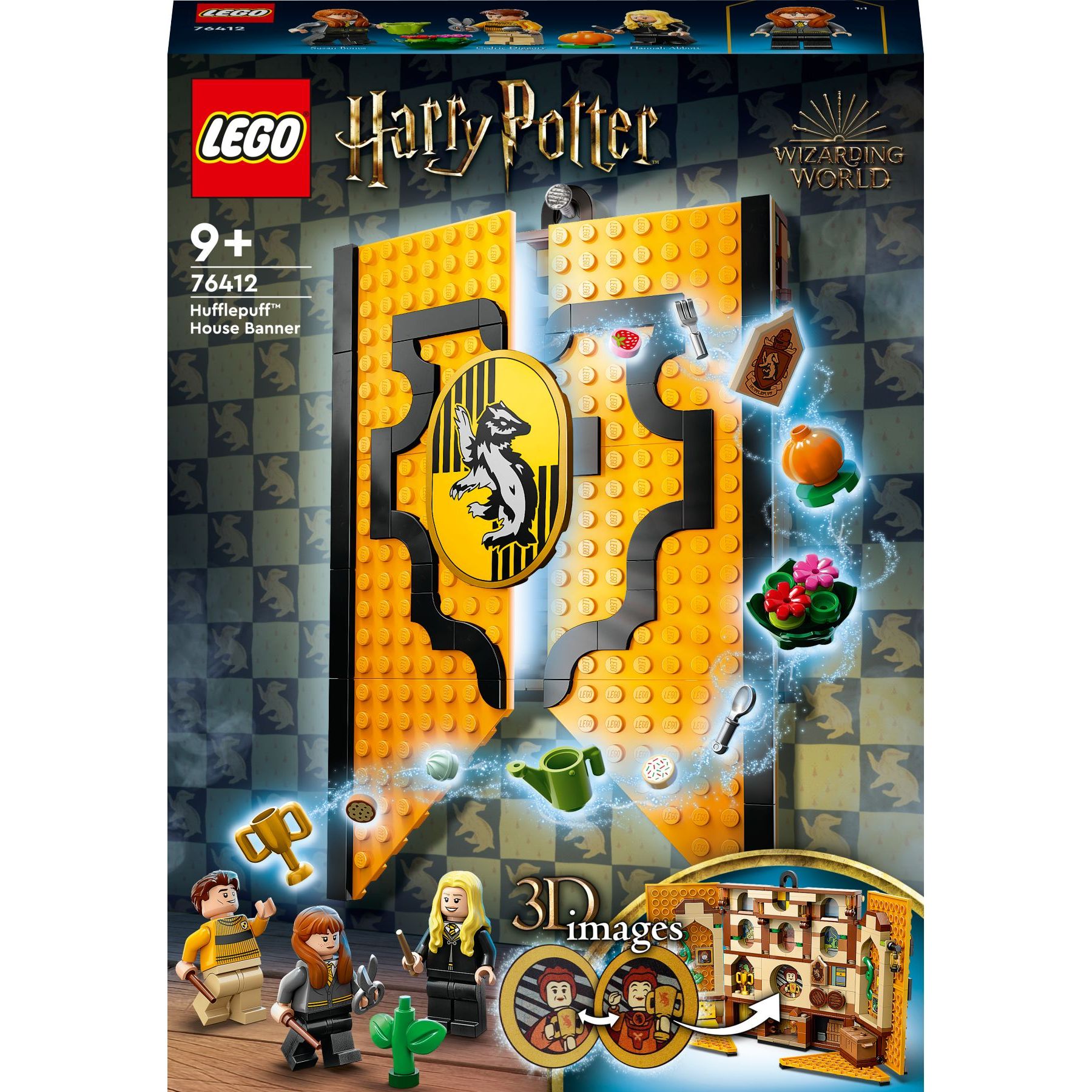 Конструктор LEGO Harry Potter Прапор гуртожитку Гафелпаф, 313 деталей (76412) - фото 2