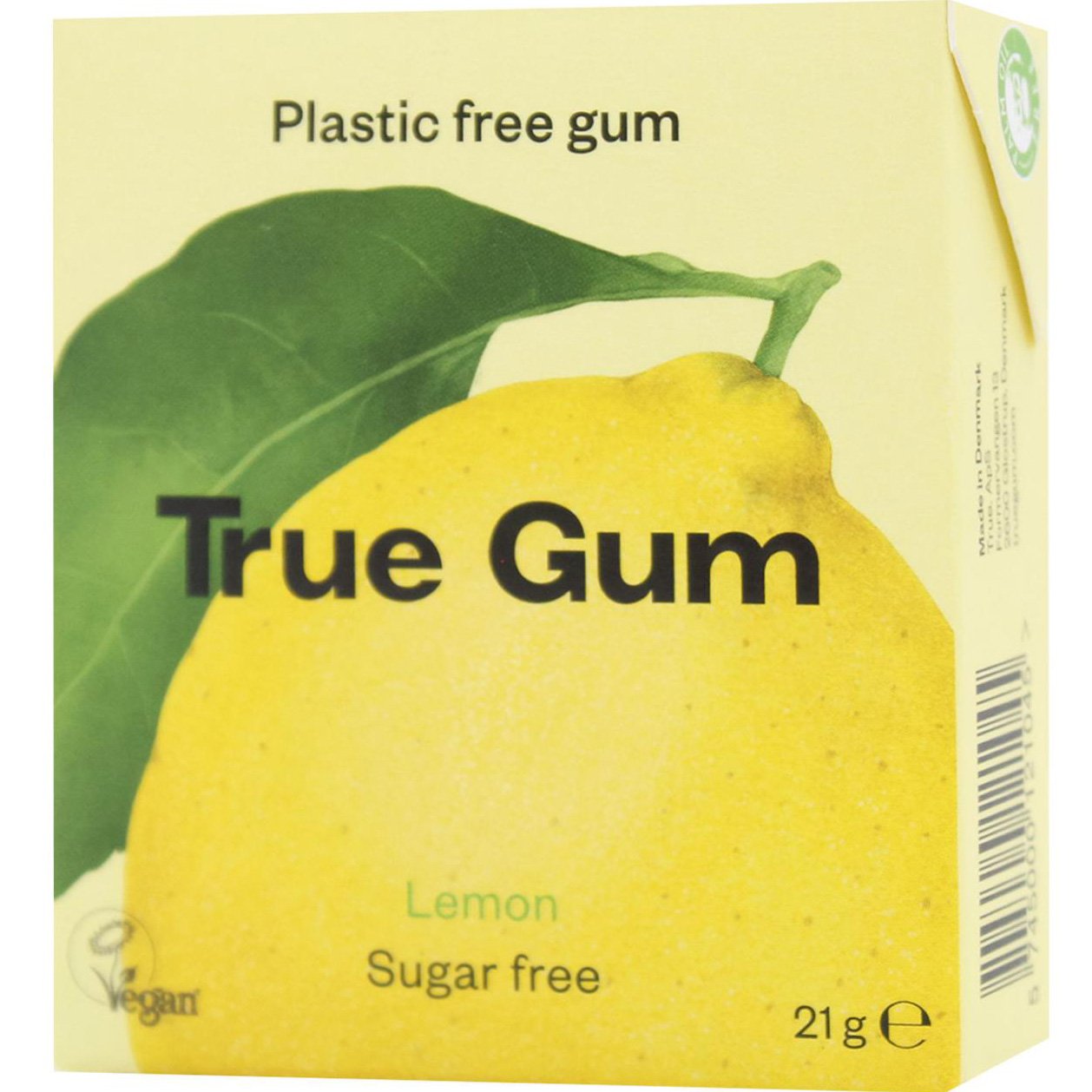 Жувальна гумка True Gum зі смаком лимона без цукру 21 г - фото 1