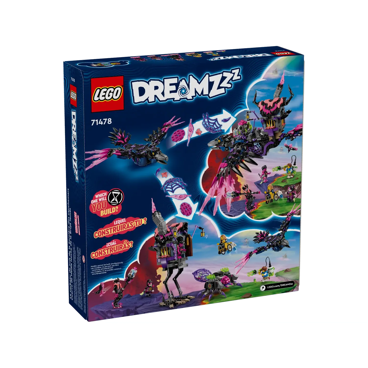 Конструктор LEGO DREAMZzz Опівнічний ворон Невідьми 1203 деталі (71478) - фото 1