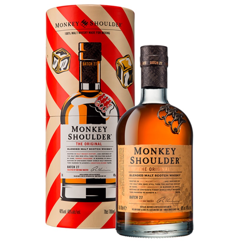 Виски Monkey Shoulder, 40%, 0,7 л - фото 1