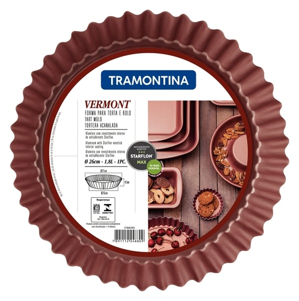 Форма для выпечки волнистый борт Tramontina Vermont, 26 см (6710784) - фото 2