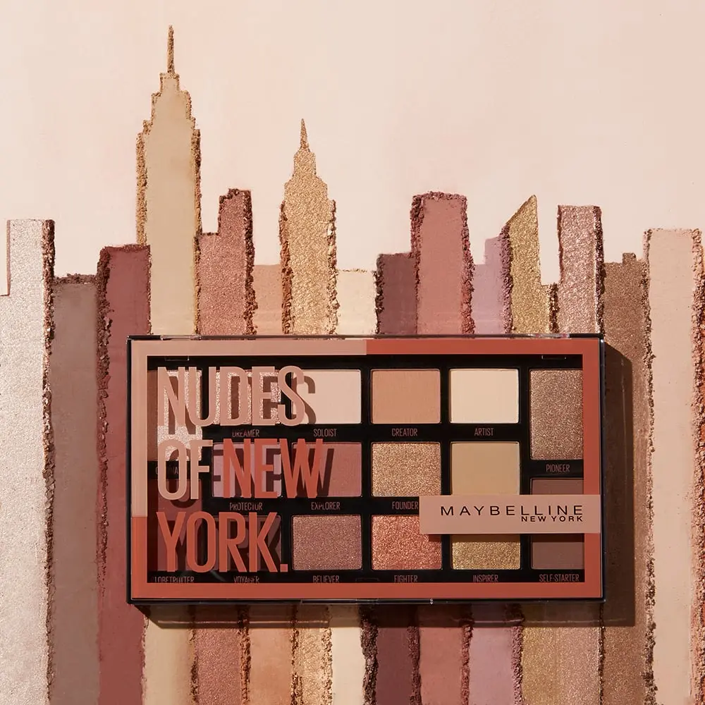 Палитра теней для век Maybelline New York Nudes of New York 16 шт. 18 г (BB3281200) - фото 6