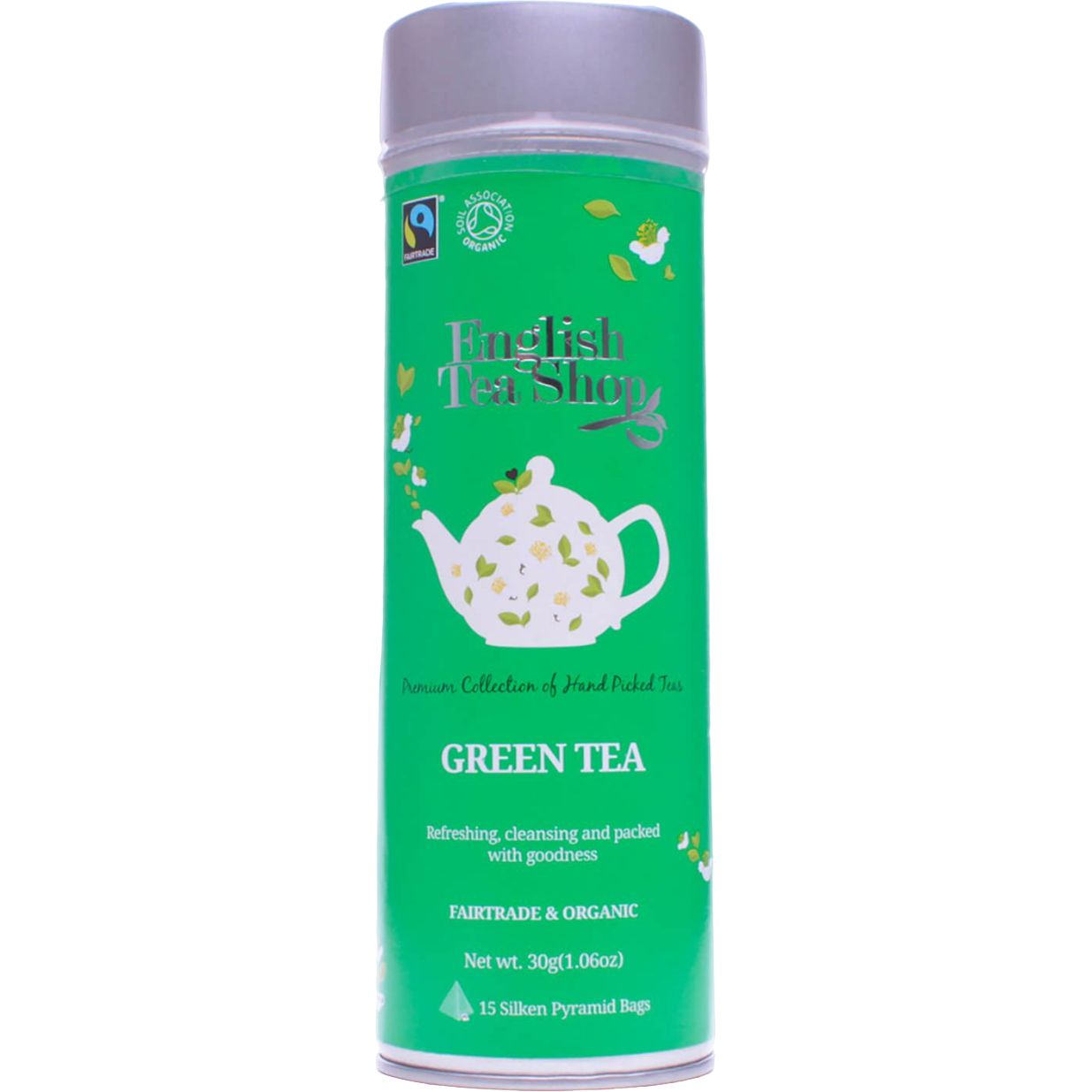 Чай зеленый English Tea Shop органический, 30 г (15 шт. по 2 г) (780470) - фото 1