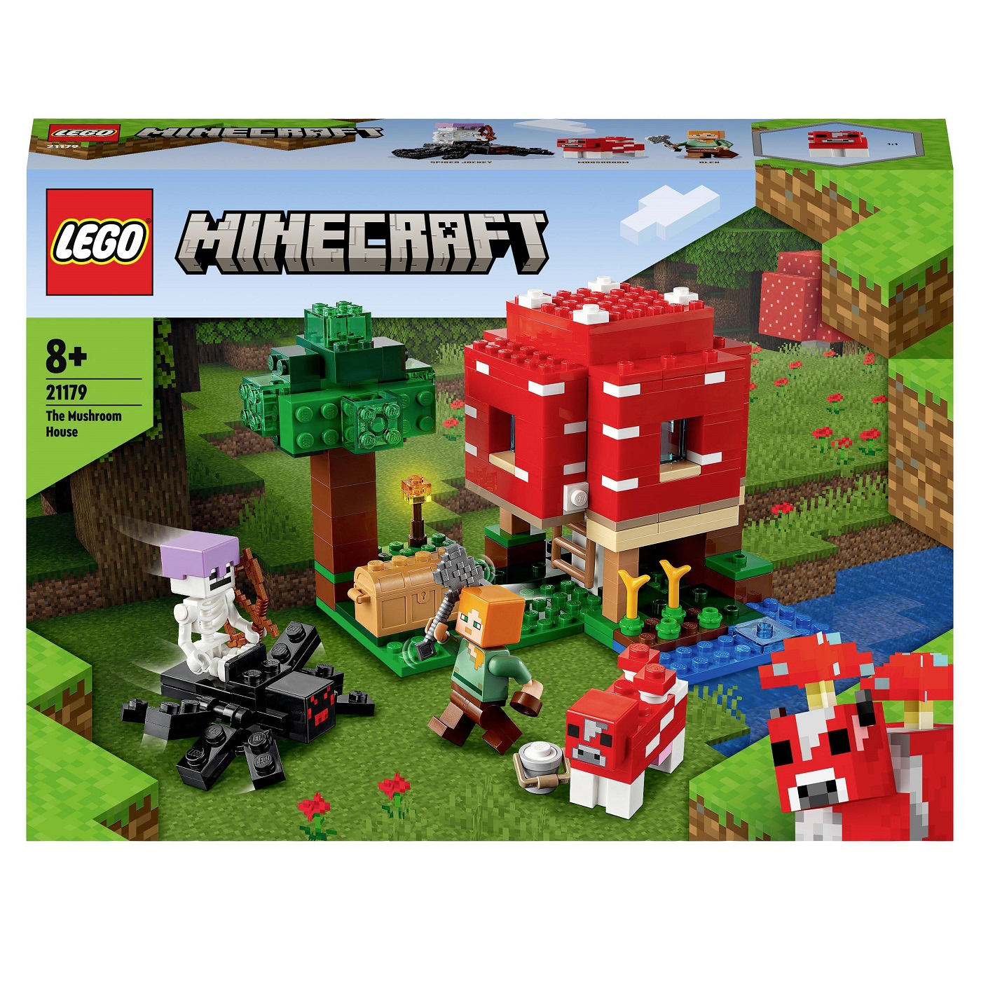 Конструктор LEGO Minecraft Грибной дом, 272 деталей (21179) - фото 1