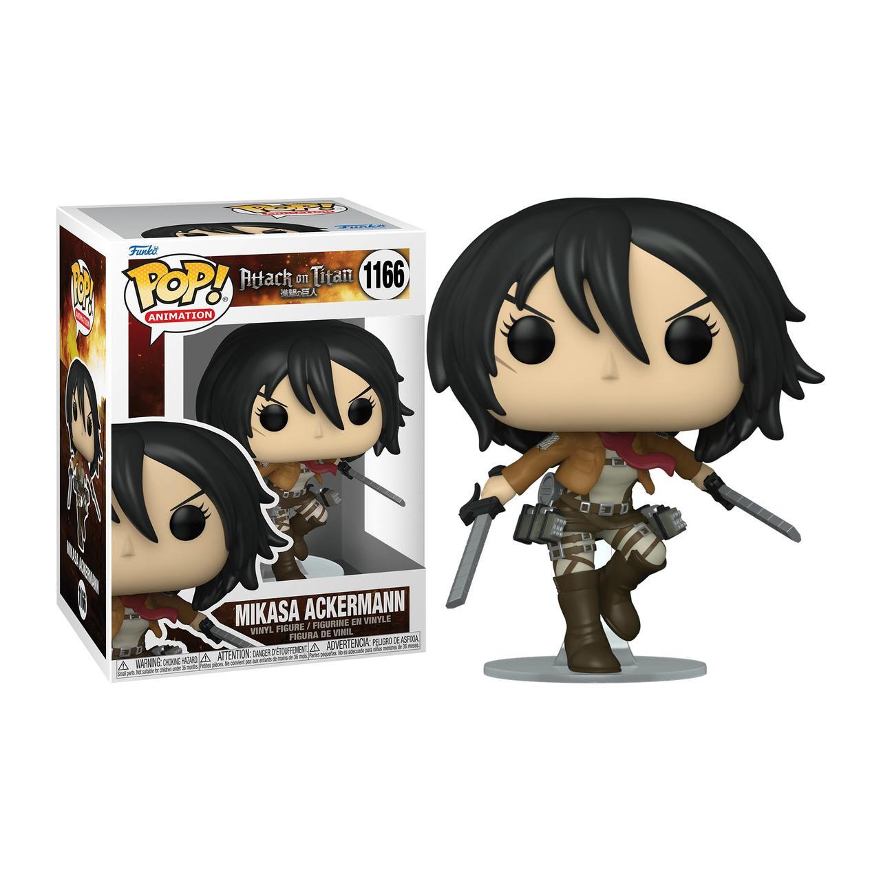 Фігурка Funko Pop Фанко Поп Мікаса Mikasa Ackerman w/Swords Атака титанів Attack on Titan 10 см AT K 1166 - фото 4