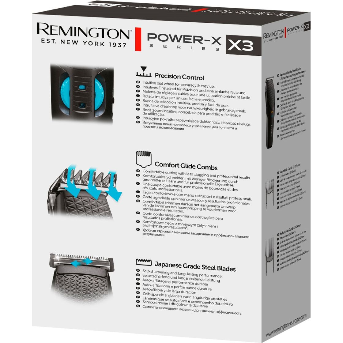 Машинка для стрижки Remington Power X Series X3 HC3000 черная - фото 6