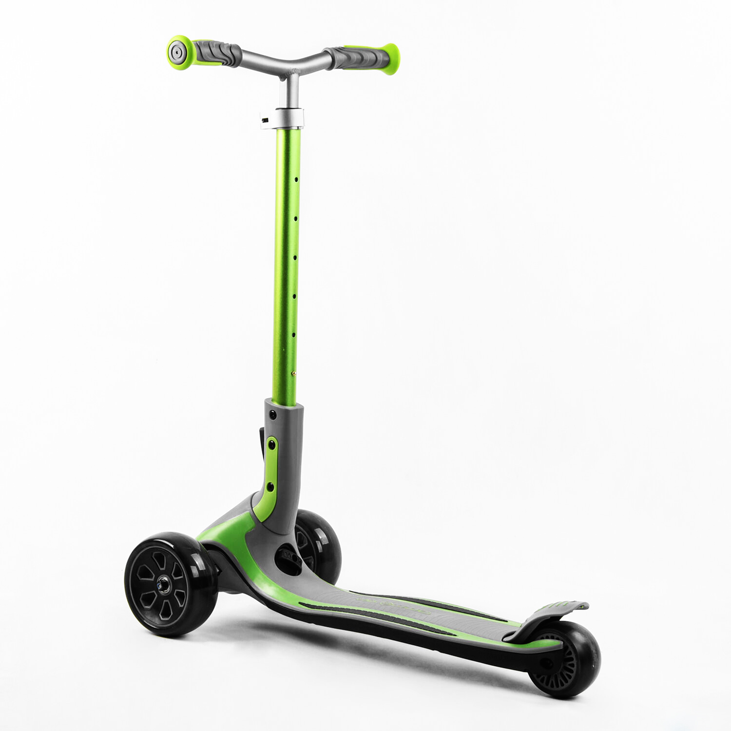 Самокат Best Scooter 69х19х38 см Зелено-сірий 000231629 - фото 4