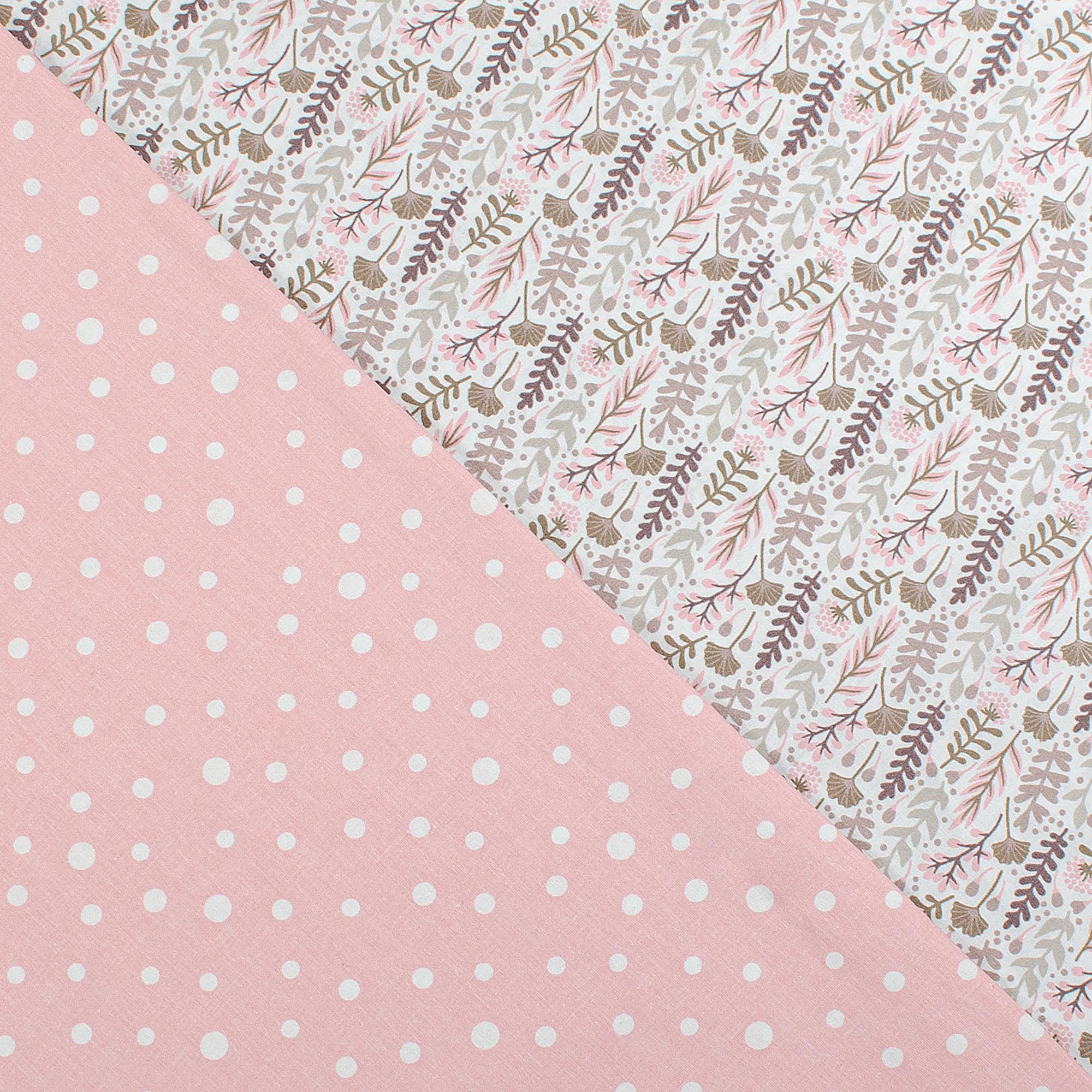 Комплект постільної білизни Home Line Цвітіння трав 215х143 см рожевий (176186) - фото 2