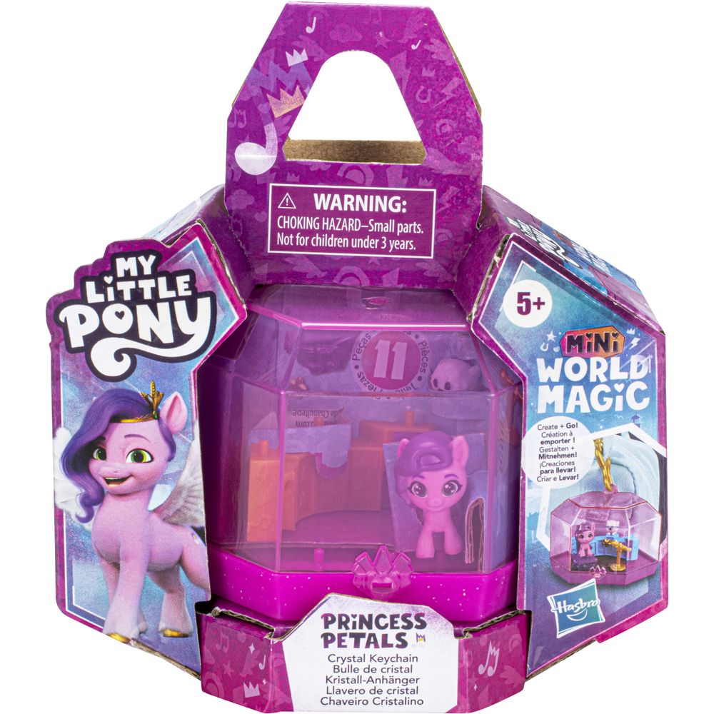Ігровий набір My Little Pony Mini World Magic Crystal Keychain Princess Pipp Petals (F3872/F5245) - фото 2