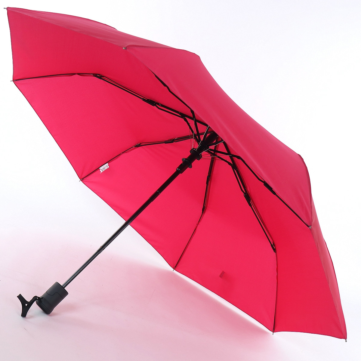 Женский складной зонтик полуавтомат Art Rain 98 см малиновый - фото 3
