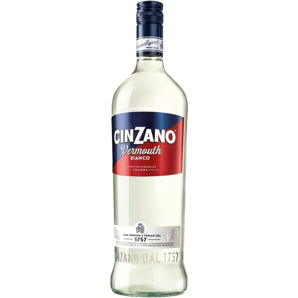 Вермут Cinzano Bianco, білий, солодкий, 15%, 1 л (10432) - фото 1