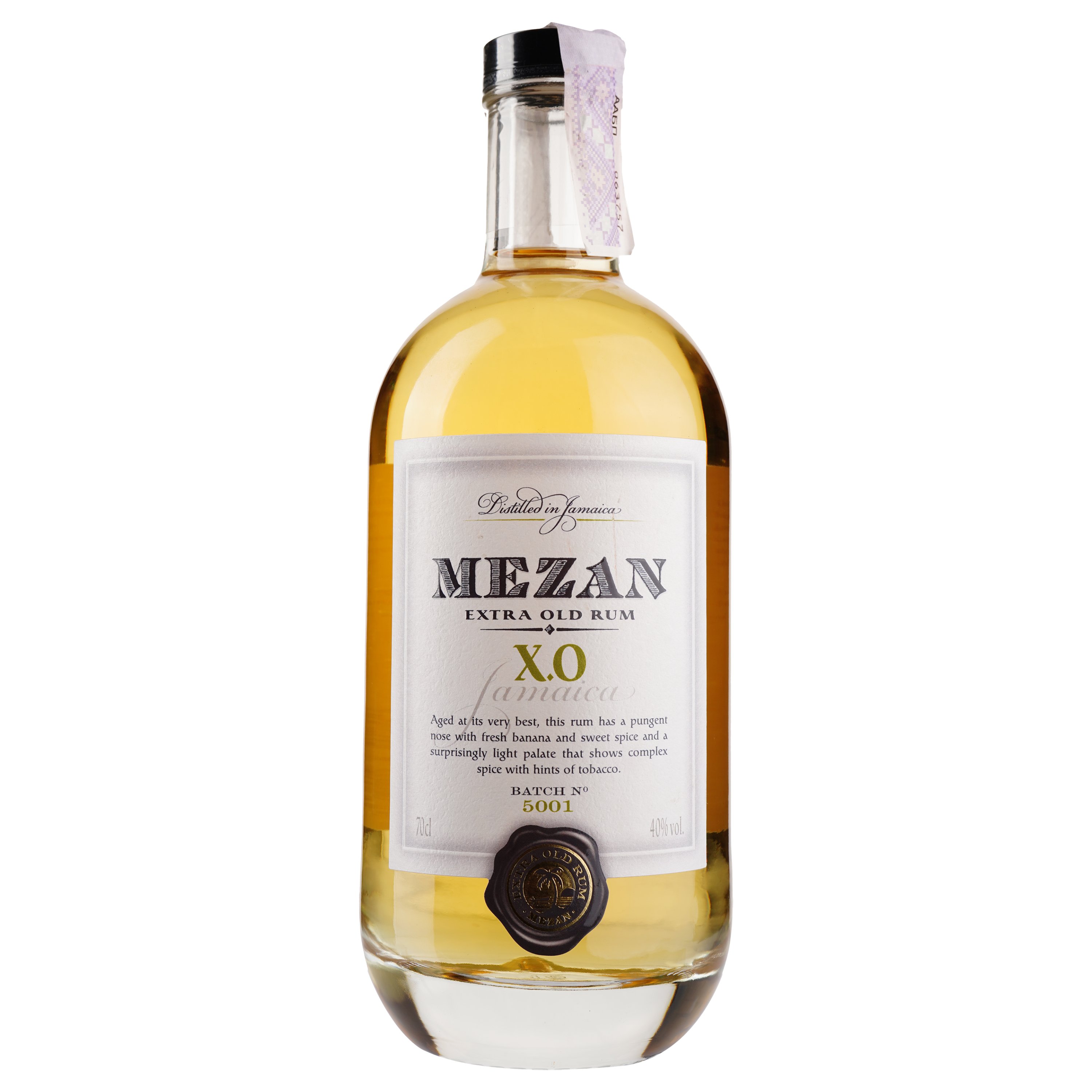 Ром Mezan XO Jamaican Barrique Aged Gold Rum, 40%, 0,7 л - фото 1