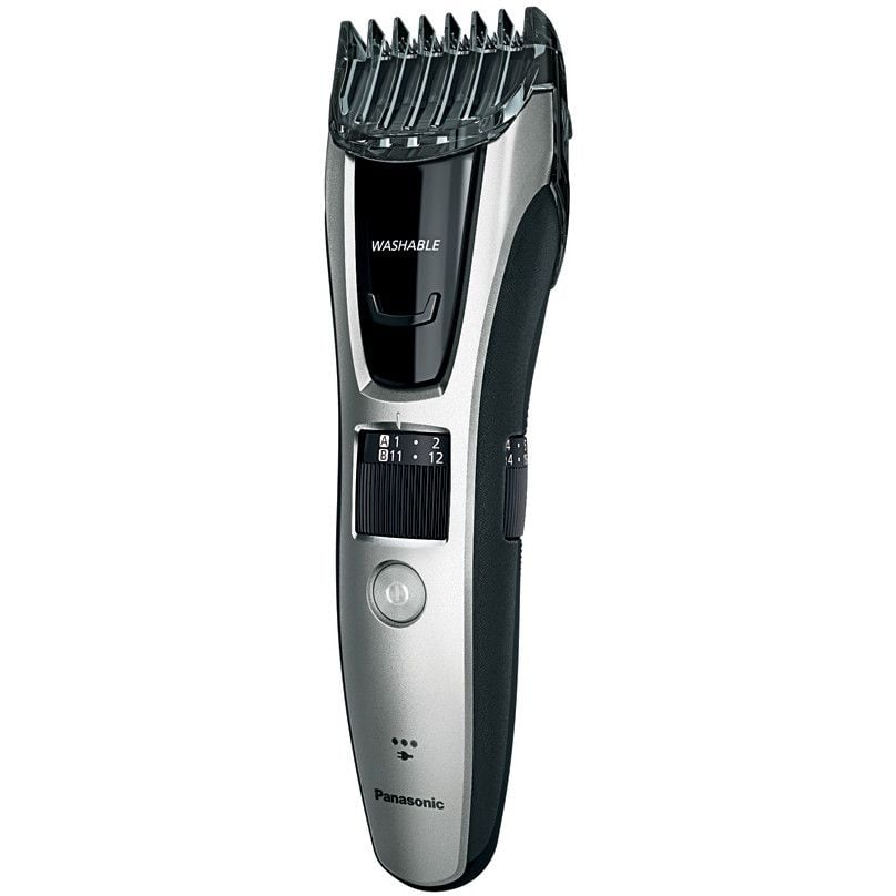 Триммер для стрижки волос, бороды и усов Panasonic серо-черный - фото 1