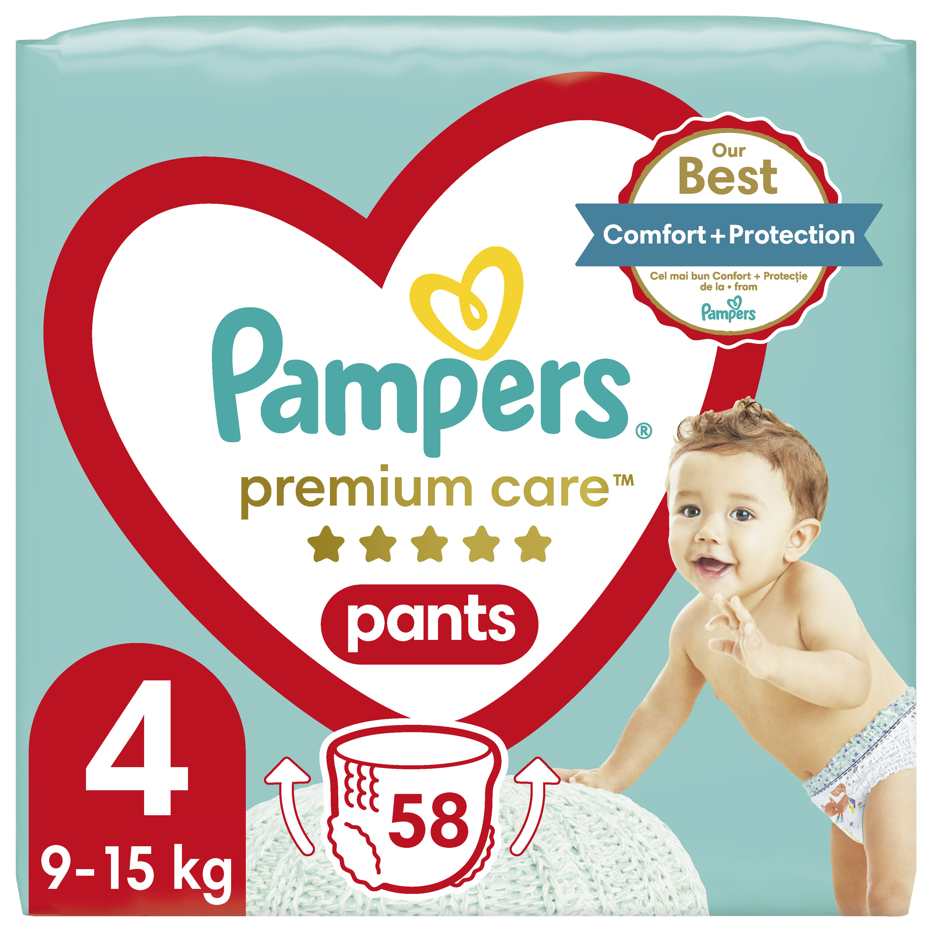 Підгузки-трусики Pampers Premium Care Pants 5 (12-17 кг), 34 шт. - фото 1