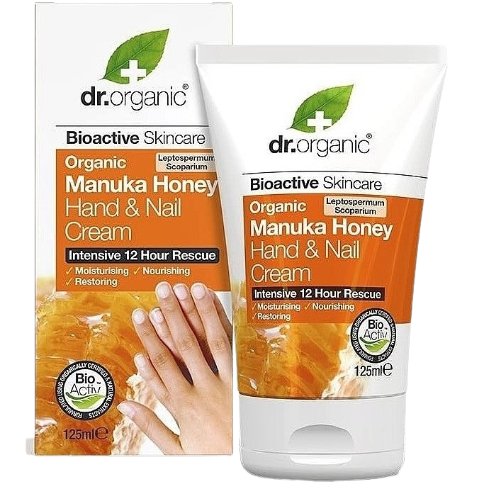 Крем для рук та нігтів Dr. Organic Bioactive Skincare Manuka Honey Hand & Nail Cream 125 мл - фото 2