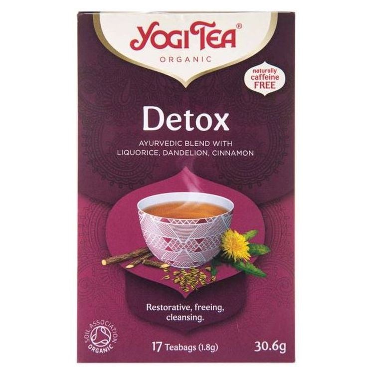 Чай травяной Yogi Tea Detox с пряностями органический, 17 пакетиков - фото 1