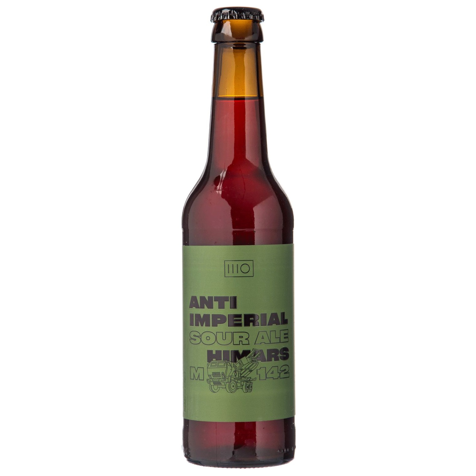 Пиво Sho Brewery Anti-Imperial Cherry-Spices Sour Ale M142 Himars, светлое, нефильтрованное, 6,5%, 0,33 л (R5224) - фото 1