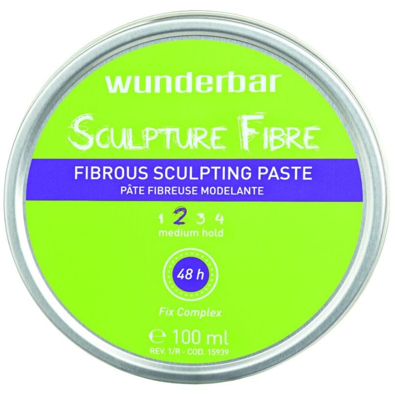 Паста для волос Wunderbar Sculpture Fibre, волокнистая, скульптурная, средняя фиксация, 100 мл - фото 1