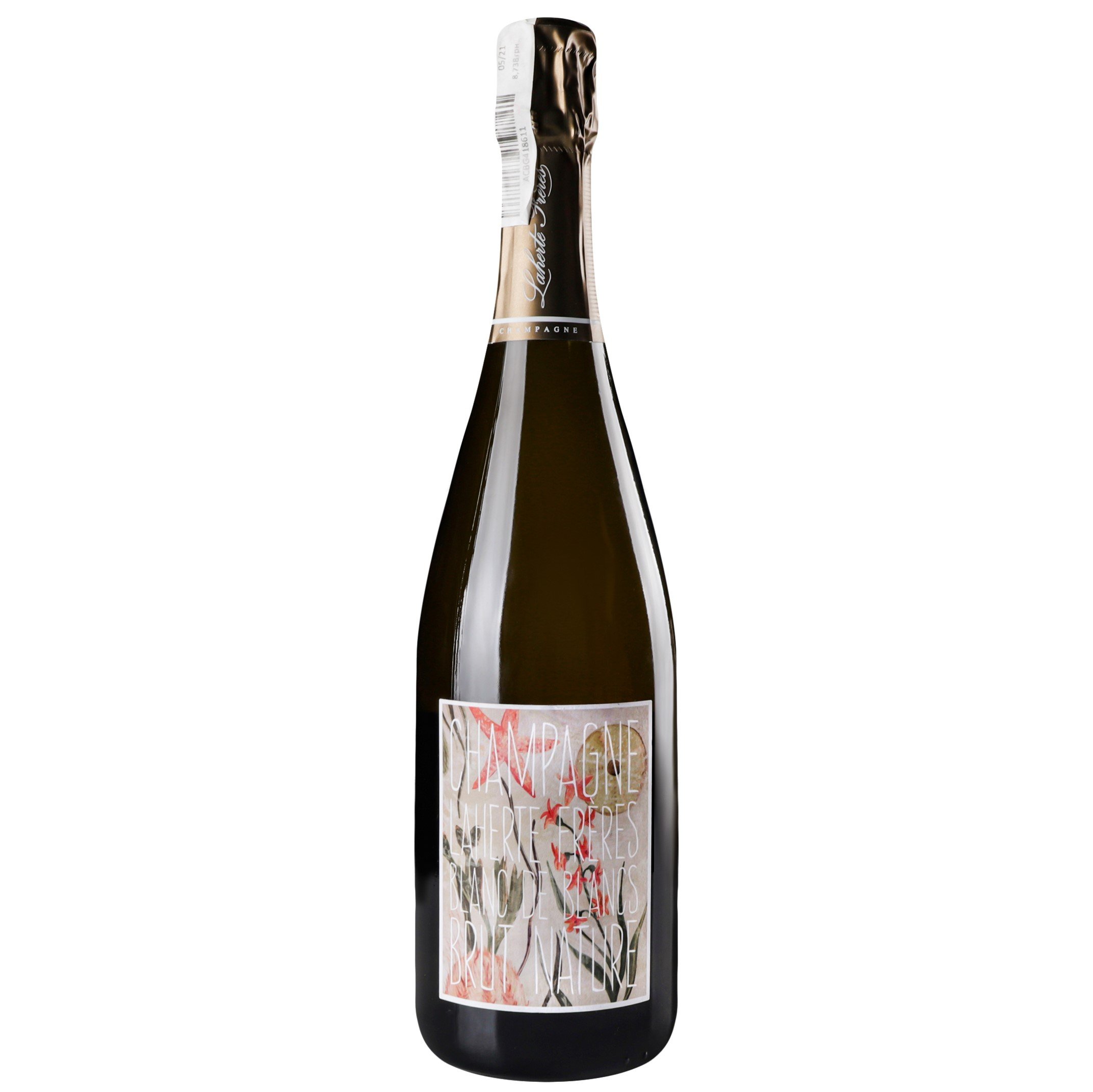 Шампанське Laherte Freres Blanc De Blancs Brut Nature, 12,5%, 0,75 л (873187) - фото 1
