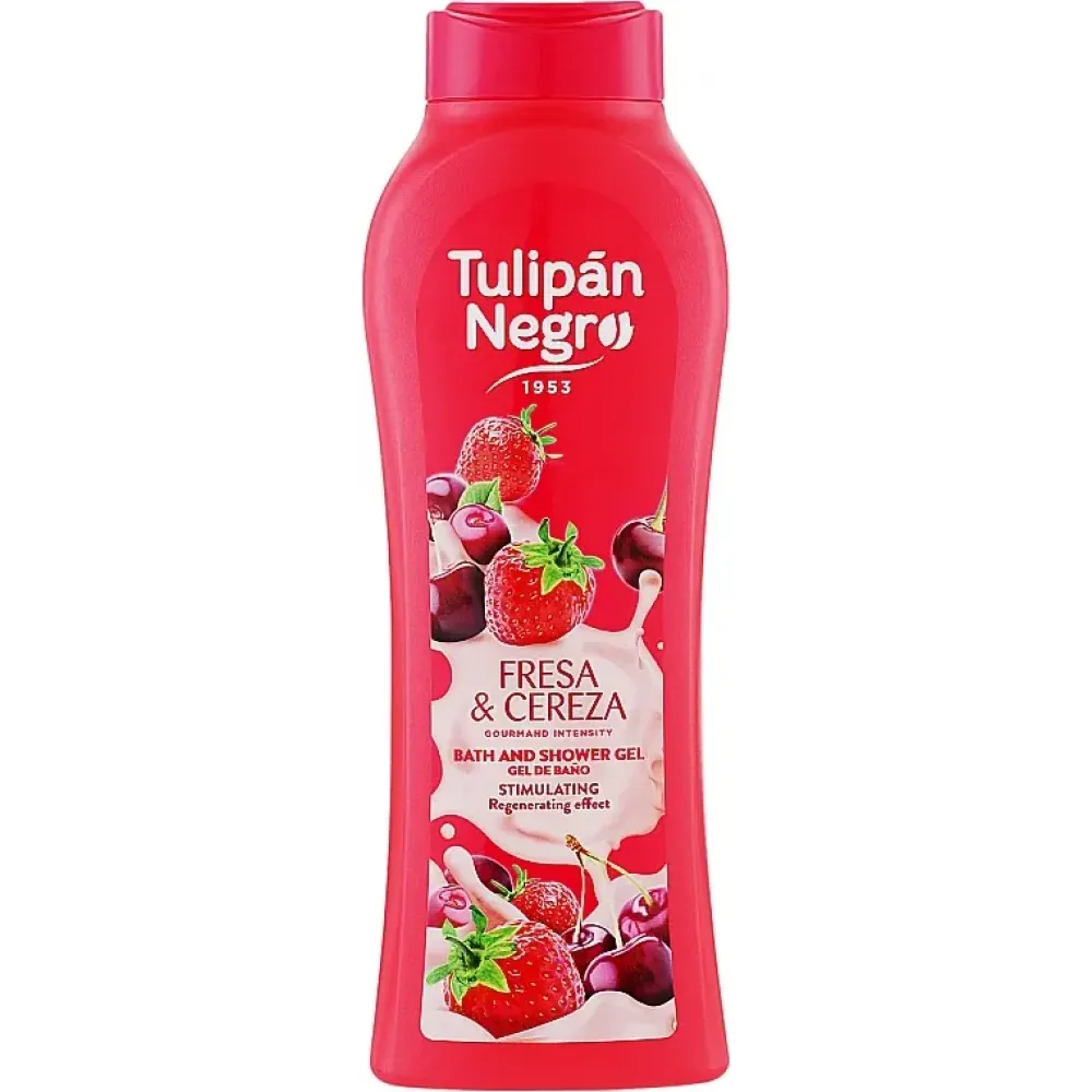 Гель для душу Tulipan Negro Strawberry & Cherry 650 мл - фото 1