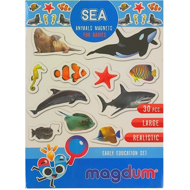 Магнитный набор Magdum Морские жители (ML4031-28 EN) - фото 1