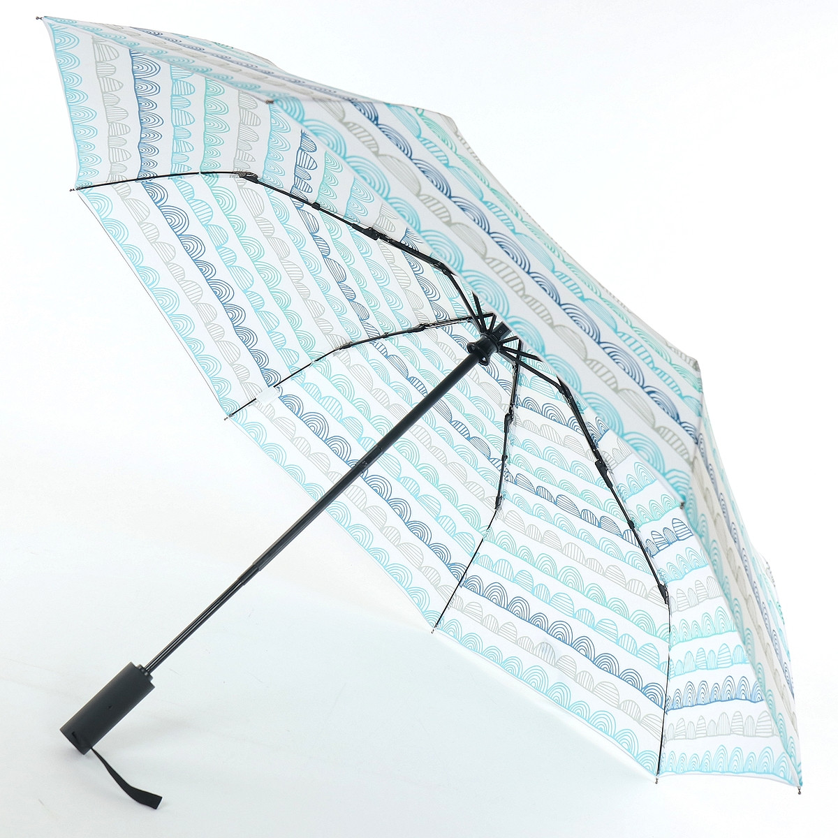 Жіноча складана парасолька повний автомат Art Rain 100 см біла - фото 3
