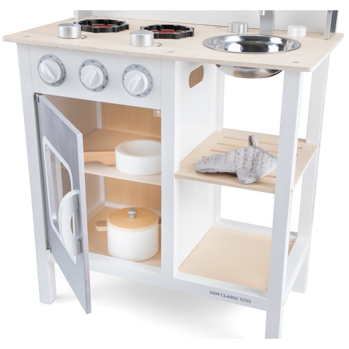 Игрушечная мини-кухня New Classic Toys Приятного аппетита, белый (11053) - фото 5