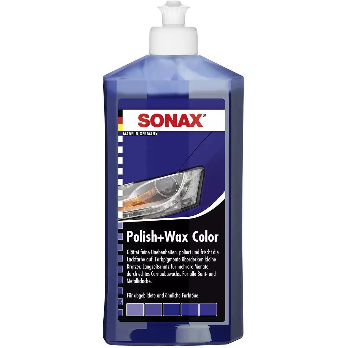 Photos - Car Polish & Exterior Cleaning Sonax Поліроль  Polish & Wax Color NanoPro, з воском кольоровий, синя, 250 
