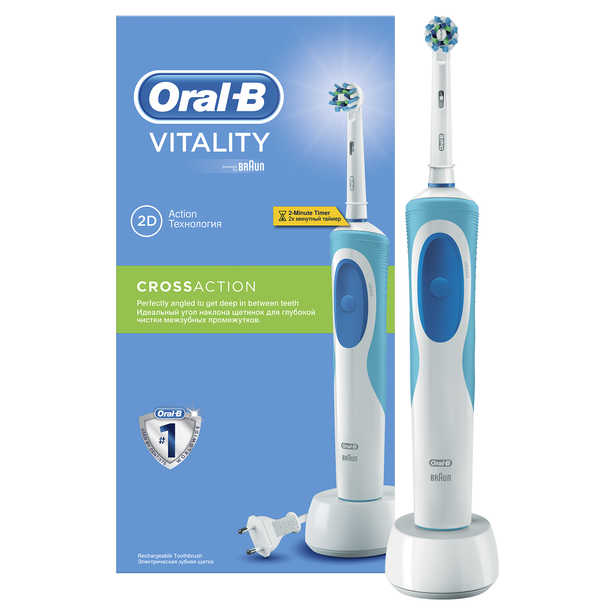 Електрична зубна щітка Oral-b Vitality Cross Action - фото 1