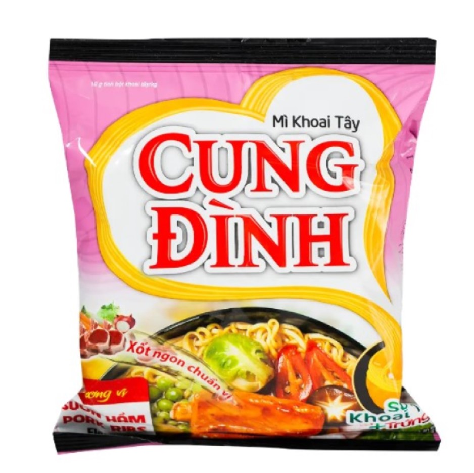 Лапша быстрого приготовления Cung Dinh Pork Ribs With Five Fruits 80 г - фото 1