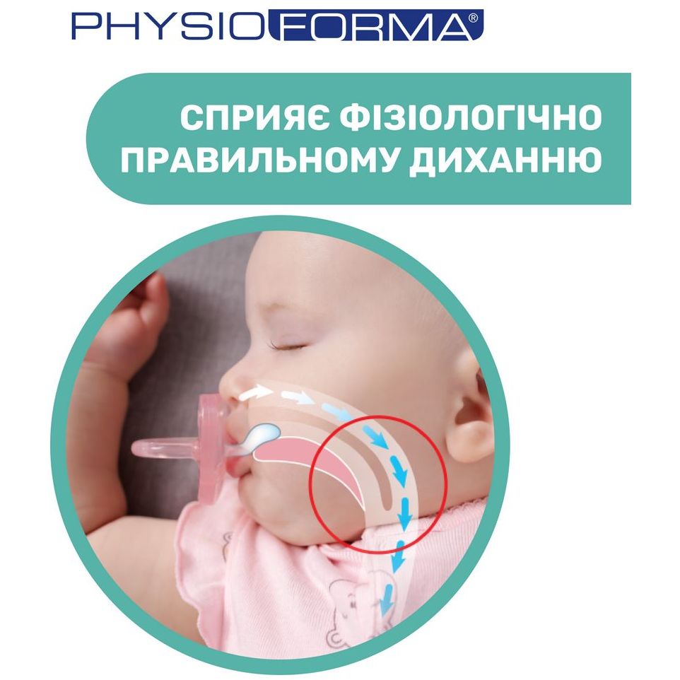 Пустышка Chicco PhysioForma Micro силиконовая 0 - 2 месяца голубая 2 шт (75126.21) - фото 2