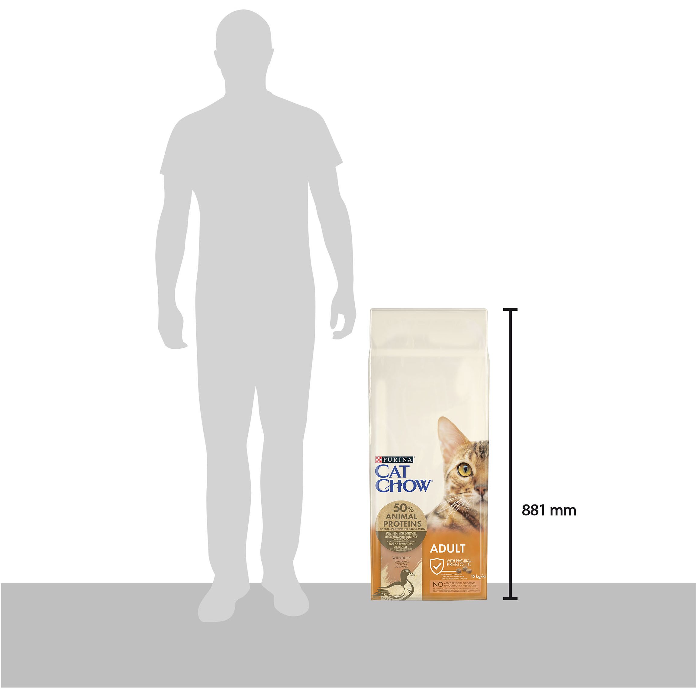 Сухий корм для котів Cat Chow Adult з качкою 15 кг - фото 5