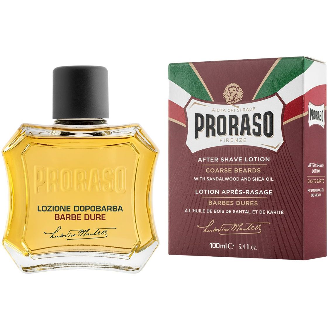 Лосьон после бритья Proraso Red, с экстрактом сандалового дерева, 100 мл - фото 1